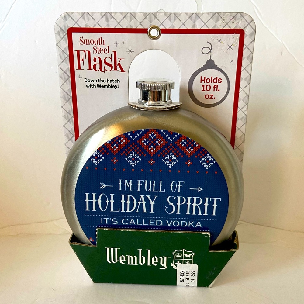 Wembley "Holiday Spirit" Round Flask